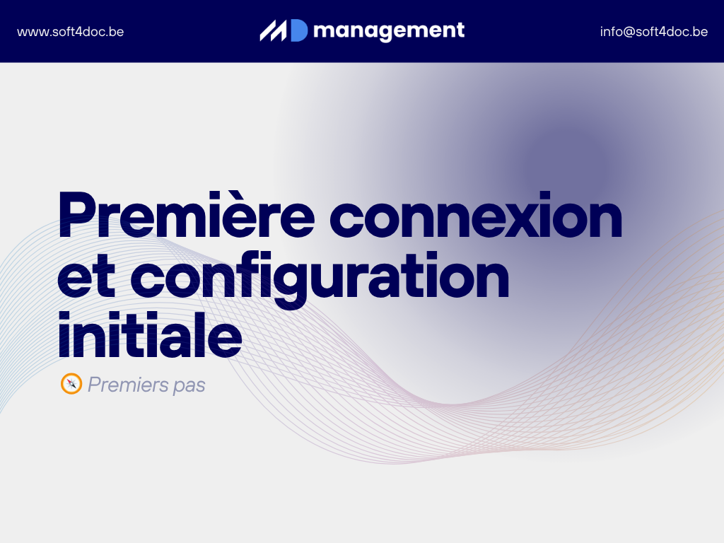 Première connexion et configuration initiale
