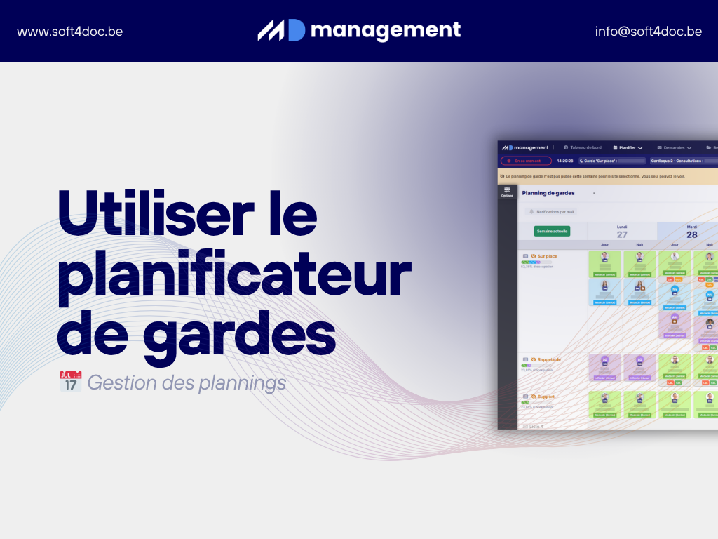 Utiliser le planificateur de gardes