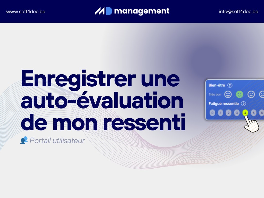 Enregistrer une auto-évaluation de mon ressenti