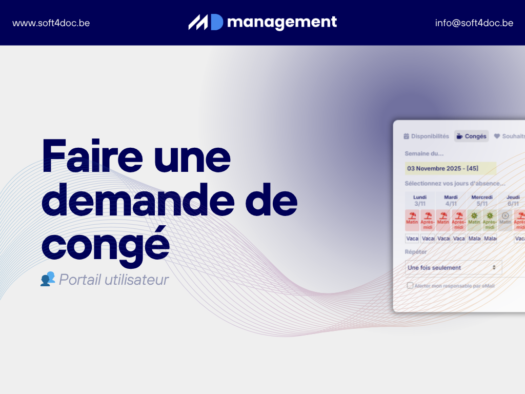 Faire une demande de congé