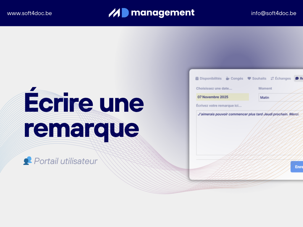 Écrire une remarque